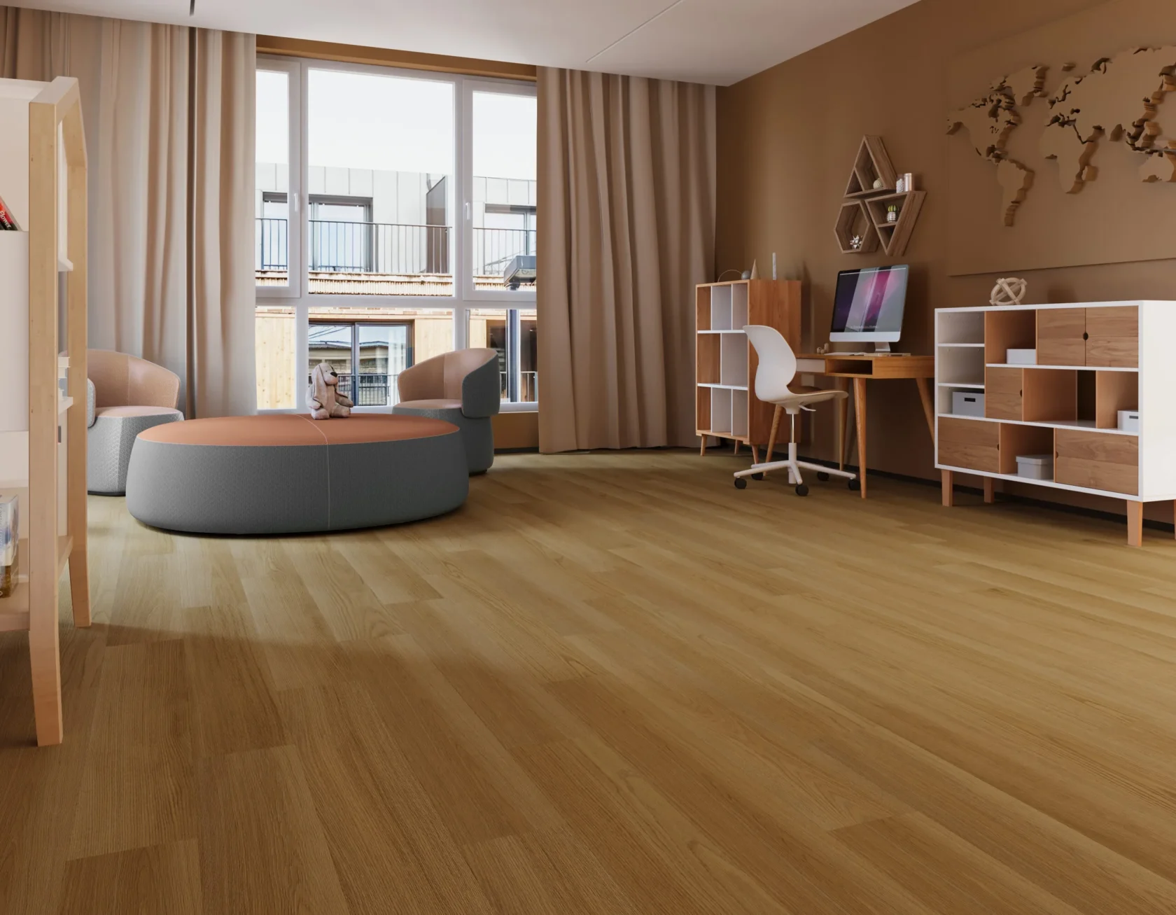 SPC підлога Barlinek Standard Дуб Wheat