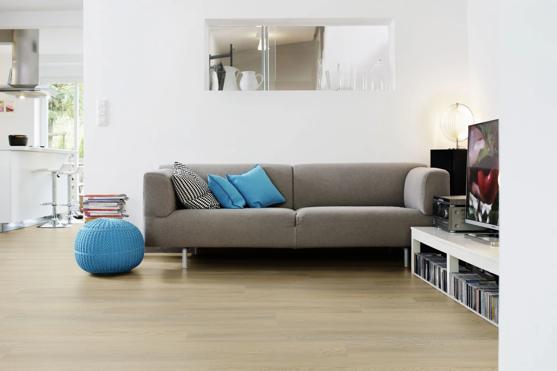 Кварц-вініл замковий Wineo 400 RLC Wood XL Calm Ash Beige