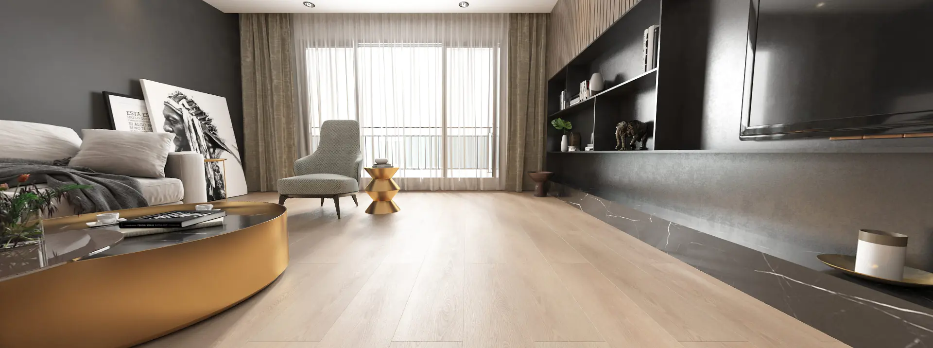 SPC підлога Apro Stone Wood WD-201-PL Canyon Oak - Зображення 3