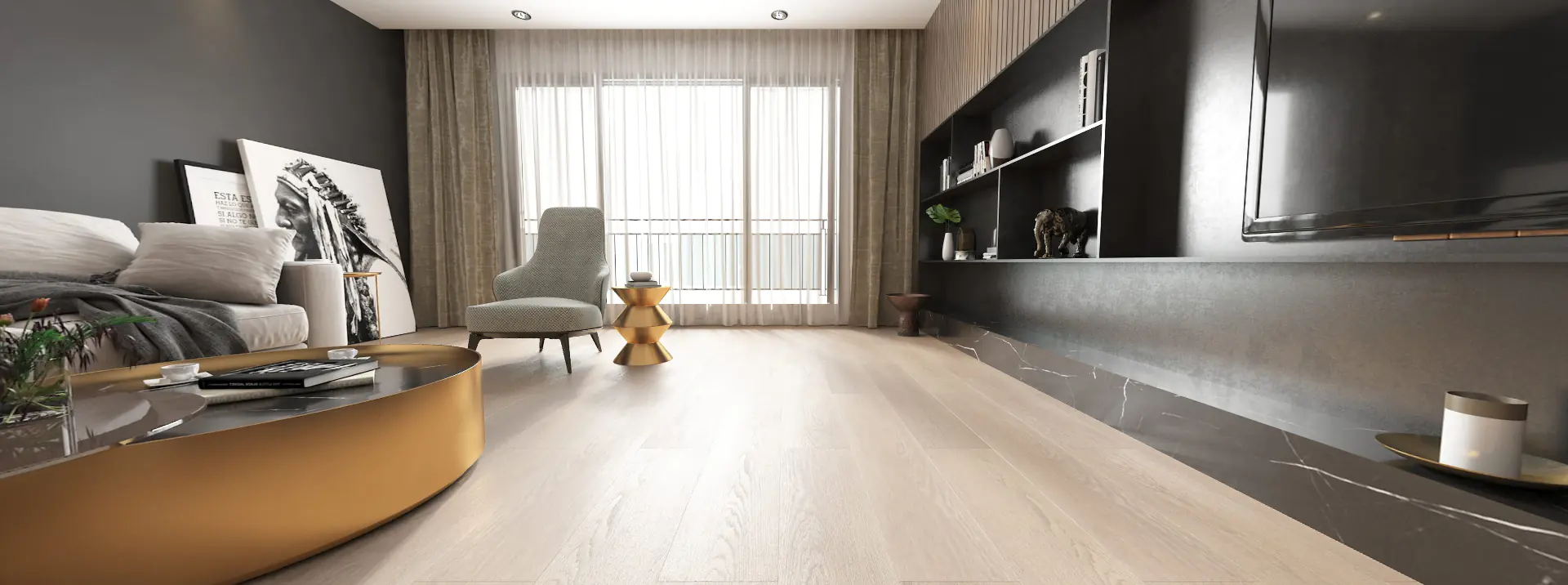 SPC підлога Apro Stone Wood WD-202-PL Dominicano Oak - Зображення 2